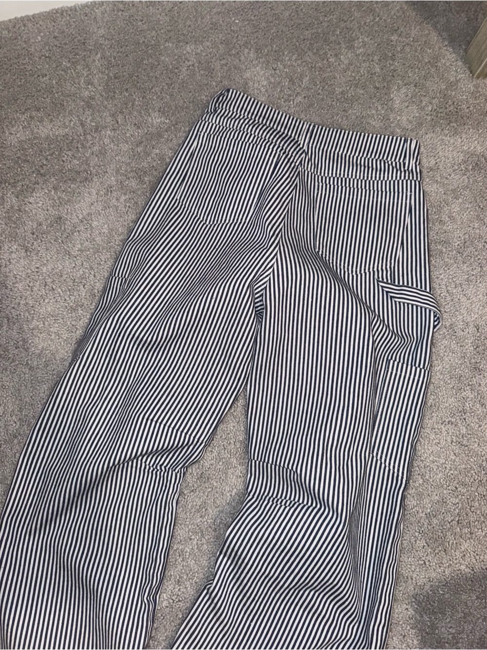 Lioness Black & White Striped Straight Leg Pants - Picture 3 of 3